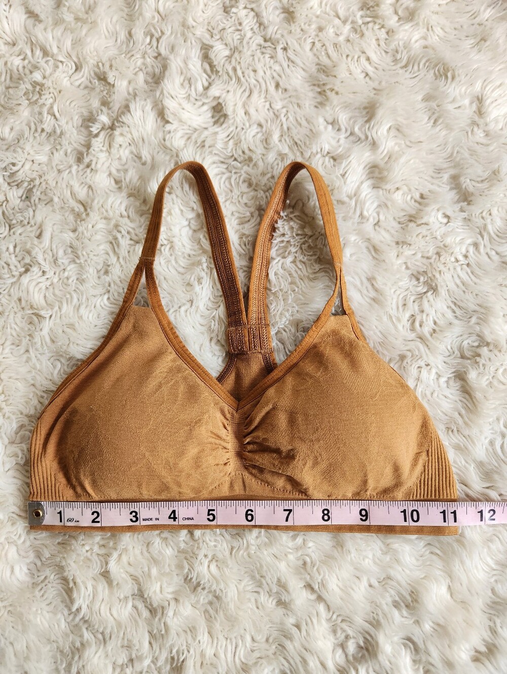Patagonia Barely Bra Mustard Tan Size Small - Picture 5 of 8